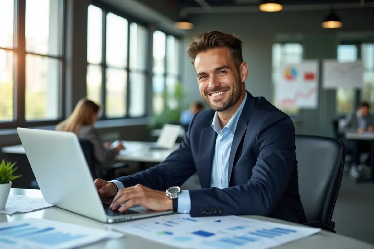 finance professional developing expertise to gain recognition and advance career