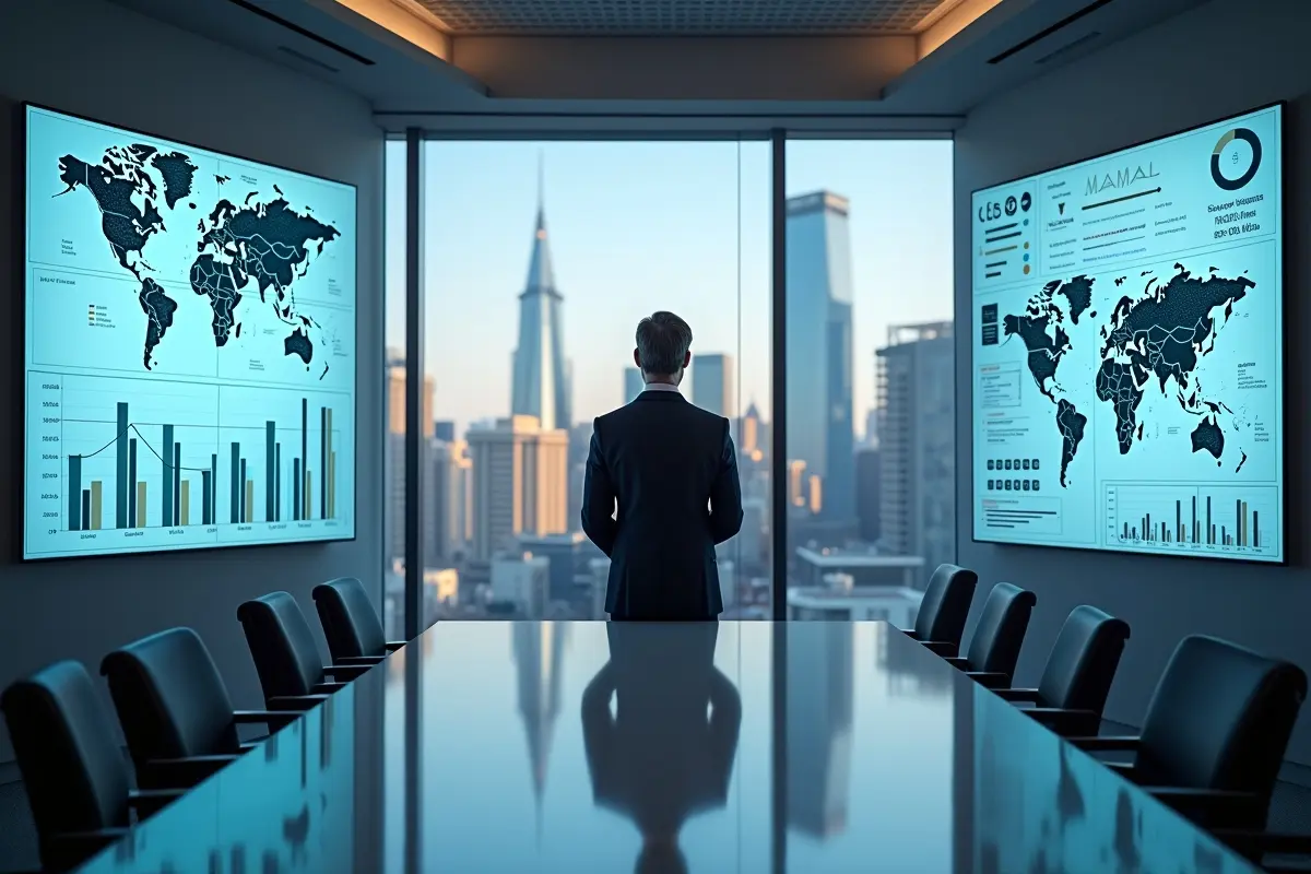 business leader analyzing key trends influencing the future of modern industries