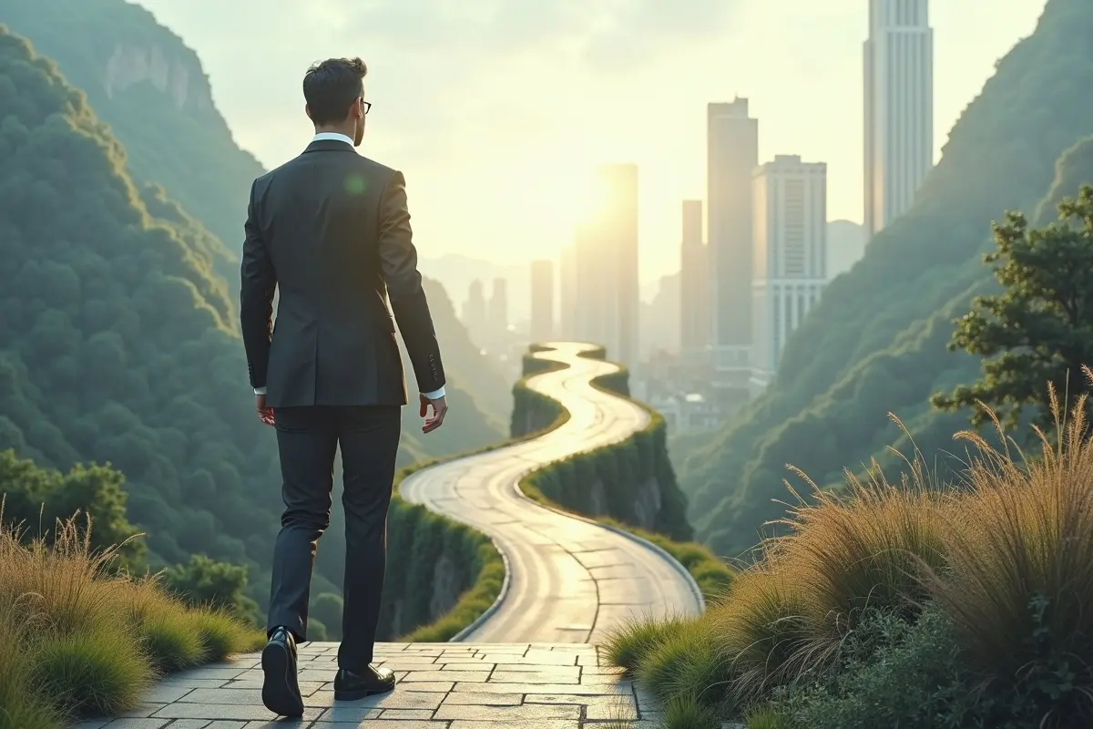 professional exploring paths to build rewarding meaningful long-term career