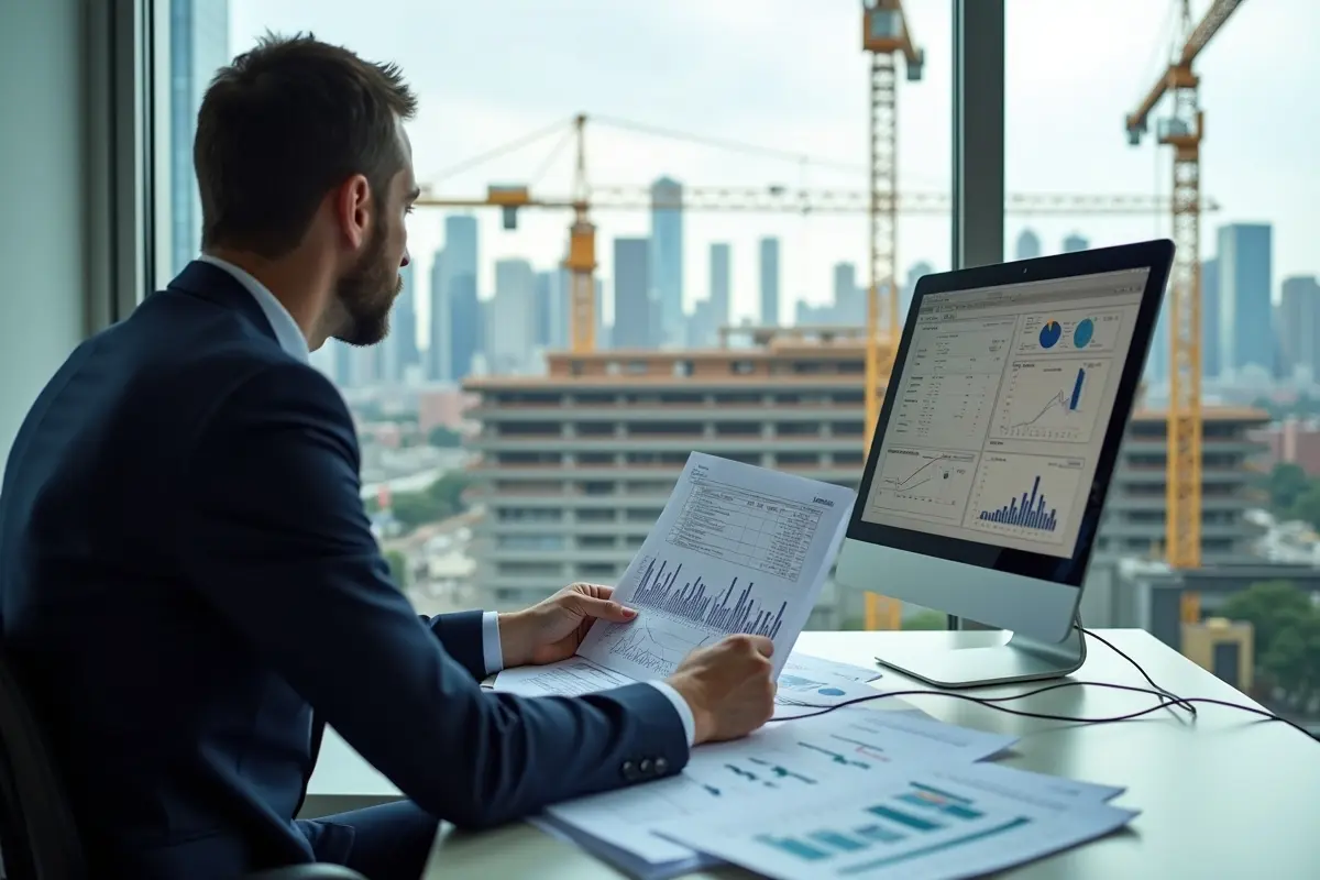 analyst examining how real world infrastructure costs influence digital finance