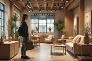 shopper influenced by interior design while making purchasing decisions