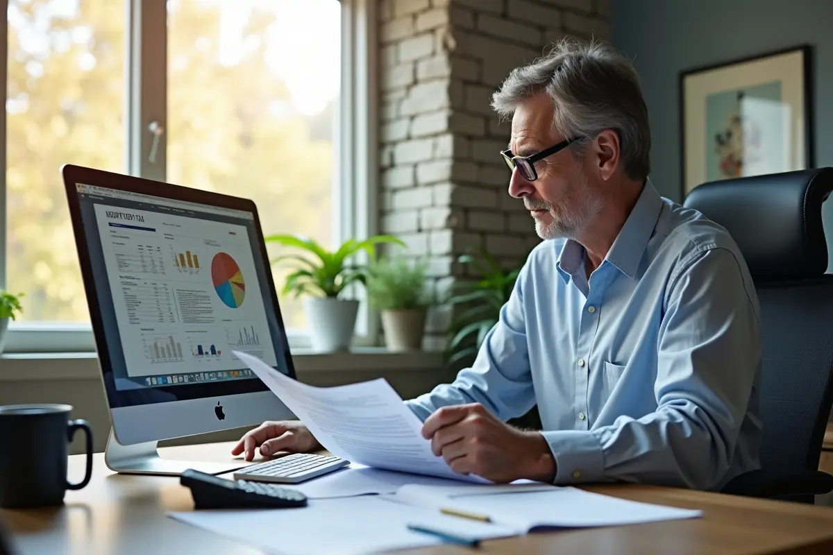 taxpayer reviewing important end of year tax planning decisions