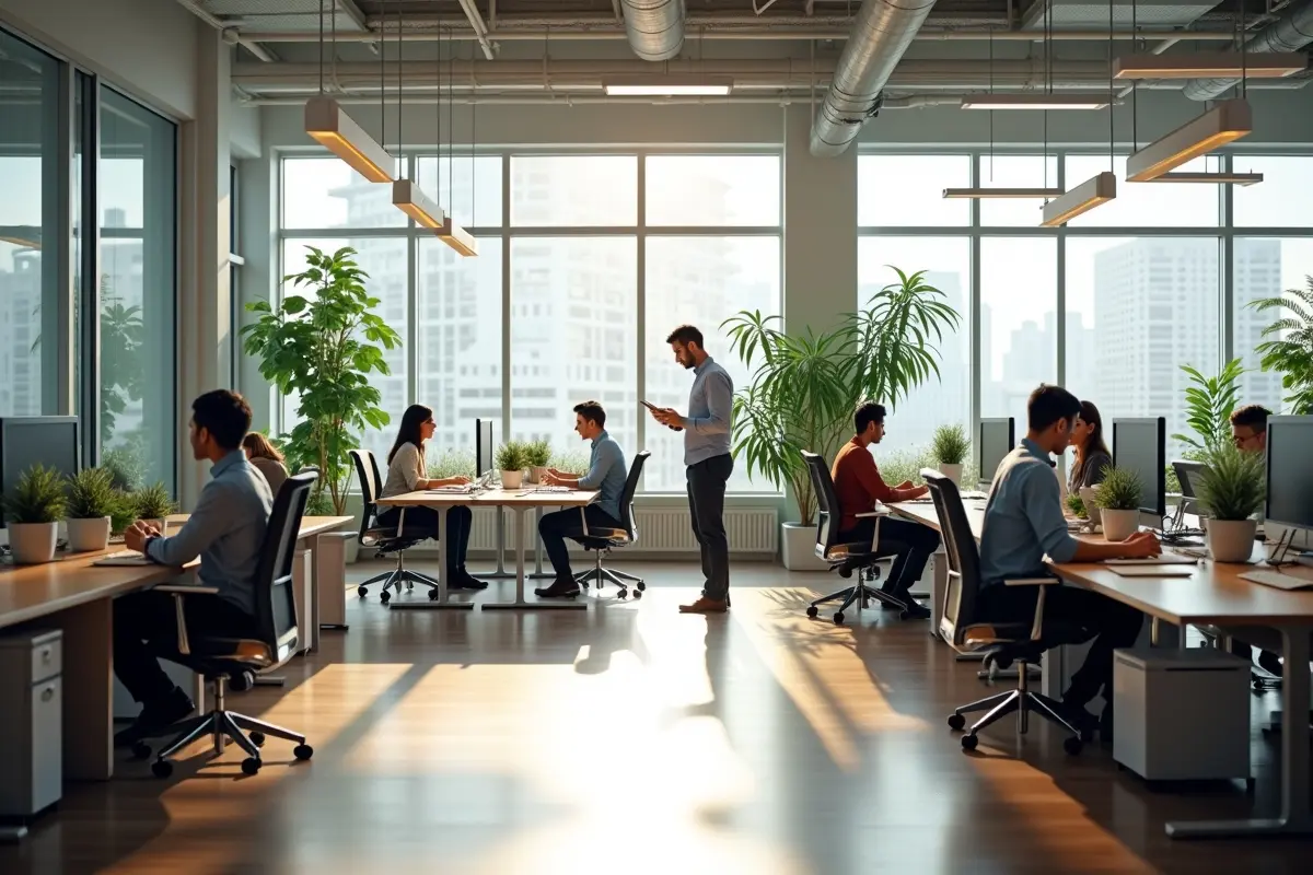 working environment designed to encourage employee productivity