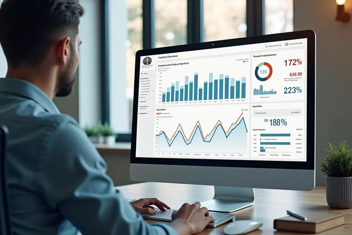 real estate website analytics showing low conversion rates
