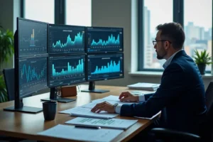 finance manager handling complex business payment systems