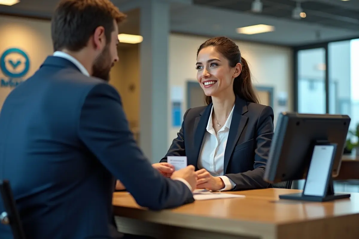 person transferring funds from prepaid card to bank account securely