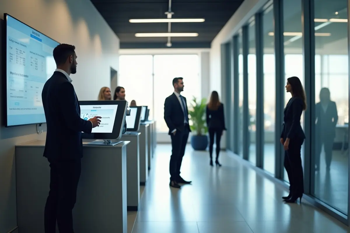 business using modern attendance tracking systems for workforce management efficiency