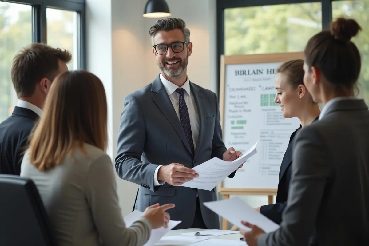 business owner using effective hiring strategies to build strong teams