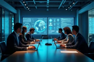 business strengthening cybersecurity against evolving digital threats and attacks