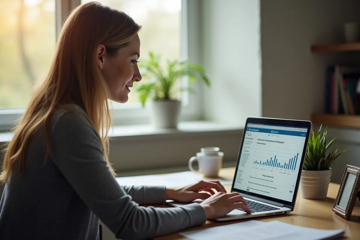 person using digital fundraising strategies to support personal causes