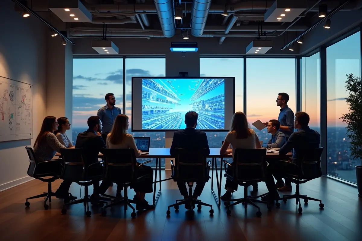 business team using video content to strengthen brand growth