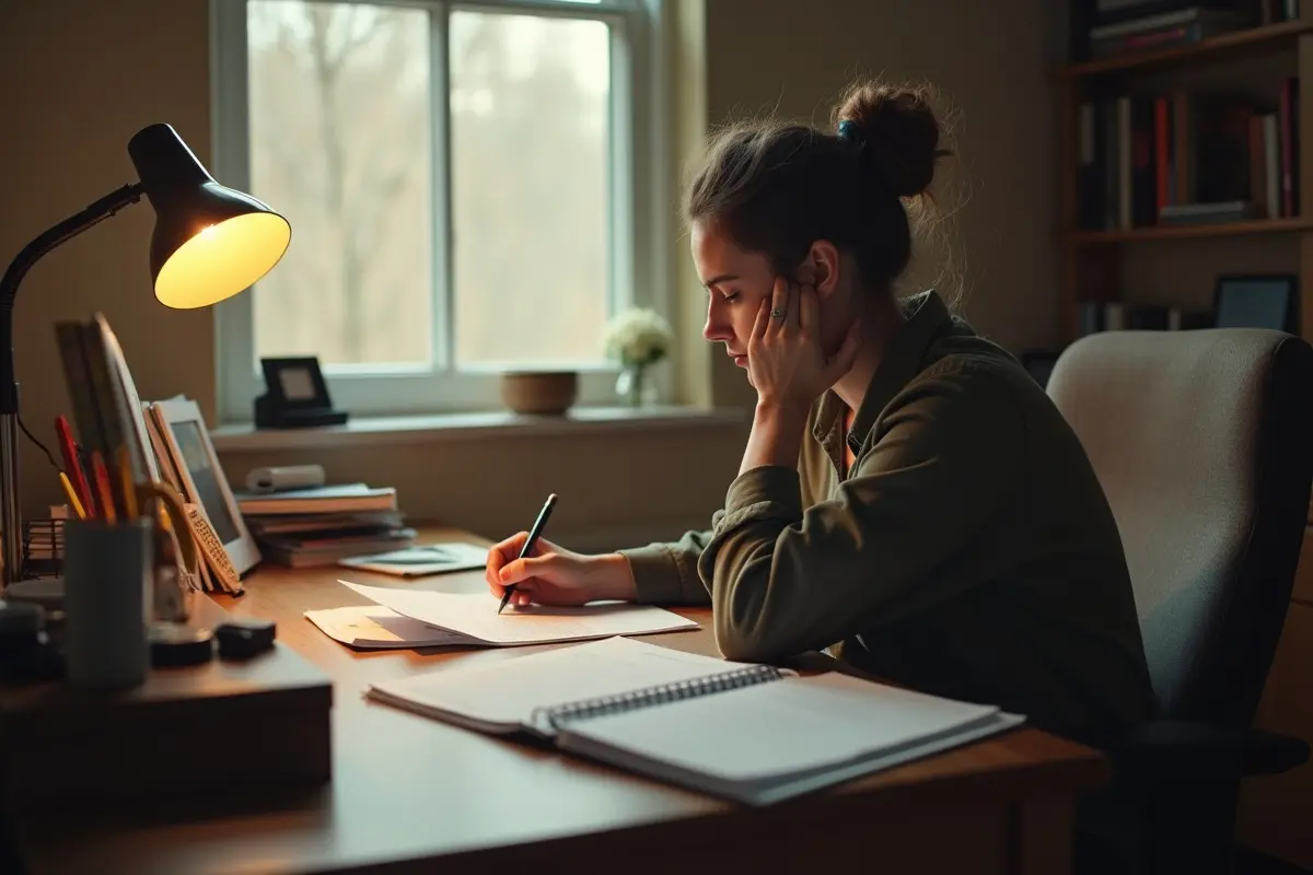 person reviewing financial directives after major life changes